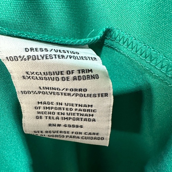 NWT R&M Richards Pinch Front Rhinestone Flyaway Gown Size 18 - Picture 5 of 6